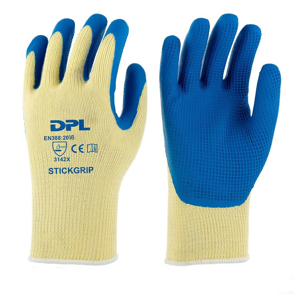 Stick Grip Gloves, Stick Grip Rubber Gloves